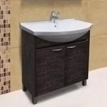 Тумба с раковиной Aquanet Донна 80 венге