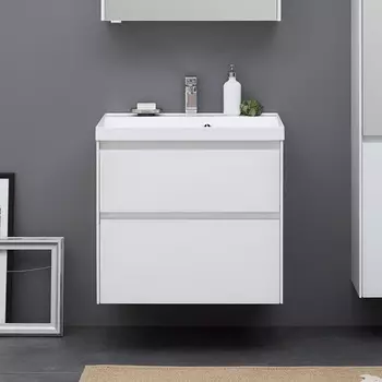 Тумба под раковину Aquanet Гласс 70 белый