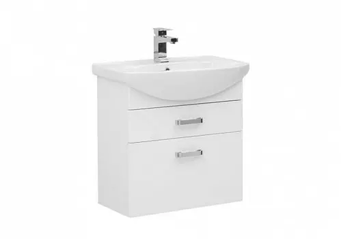 Тумба с раковиной Aquanet Ирис 65 2 ящика