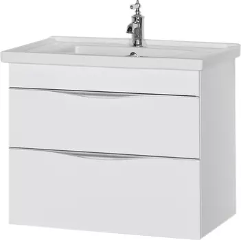 Тумба с раковиной Aquanet Эвора 80 белая