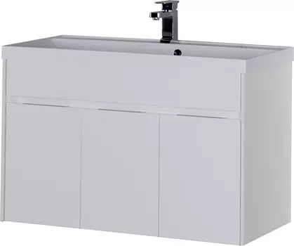 Тумба под раковину Aquanet Латина 100 белая