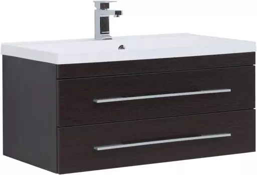 Тумба с раковиной Aquanet Нота 90 венге