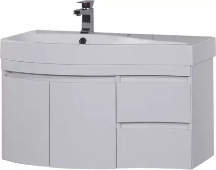 Тумба под раковину Aquanet Сопрано 95 L белый