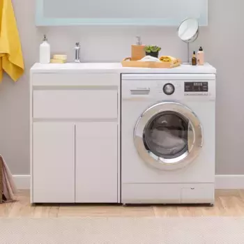 Тумба с раковиной Aquanet Токио 120.2x48.2 1 ящик, 2 двери