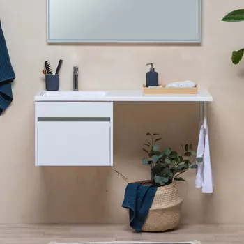 Тумба под раковину Aquanet Токио 58 белый