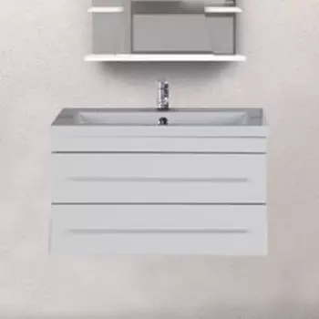 Тумба с раковиной Aquanet Верона 75 подвесная белая