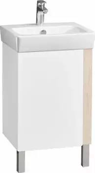 Тумба с раковиной Aquaton Кантри 50 белый-светлое дерево