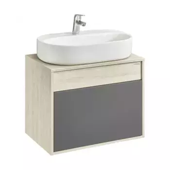 Тумба с раковиной Aquaton Лофт Урбан 65 светлое дерево-серый