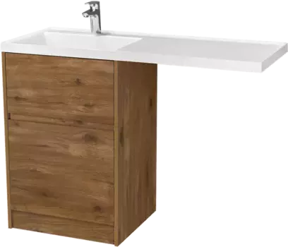 Тумба с раковиной Aquaton Лондри 60 светлое дерево