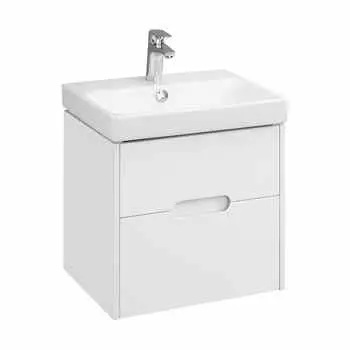 Тумба с раковиной Aquaton Оливия 55 белый матовый