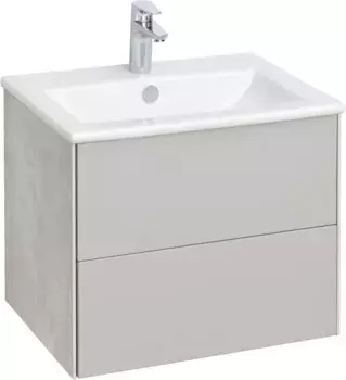 Тумба с раковиной Aquaton Сохо 60 серый