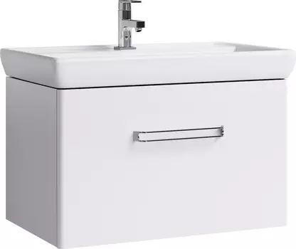 Тумба с раковиной Aqwella Neo 80 подвесная