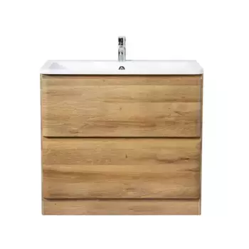 Тумба с раковиной BelBagno 100 Albano светлое дерево, Rovere Rustico