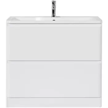 Тумба с раковиной BelBagno Albano 90 белая, Bianco Lucido