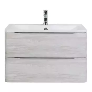 Тумба с раковиной BelBagno Acqua 80 светлое дерево