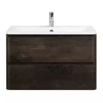 Тумба с раковиной BelBagno Albano 80 темное дерево