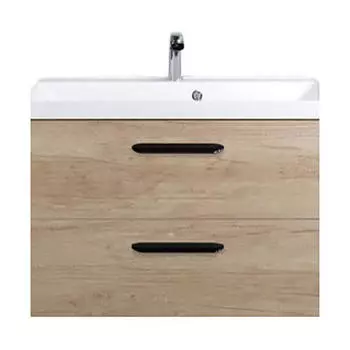 Тумба с раковиной Belbagno Aurora 80 светлое дерево