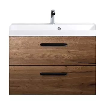 Тумба с раковиной BelBagno Aurora 80 темное дерево