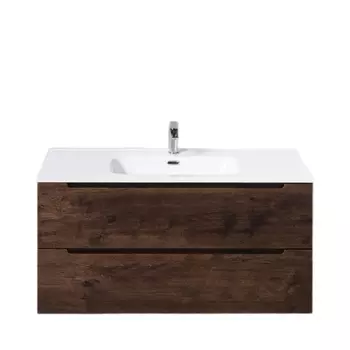 Тумба с раковиной BelBagno Etna 100 темное дерево