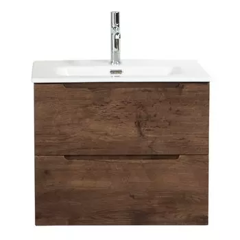 Тумба с раковиной BelBagno Etna 60 темное дерево