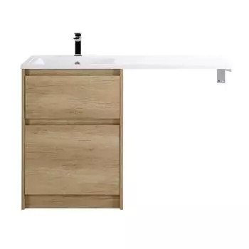 Тумба с раковиной Belbagno Kraft 120 светлое дерево