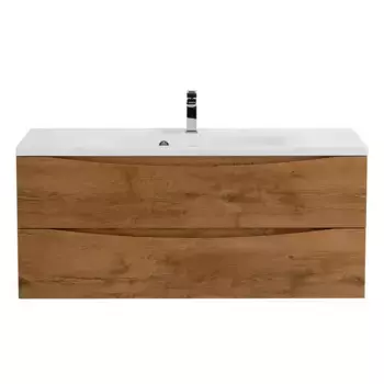 Тумба с раковиной BelBagno Marino 110 светлое дерево