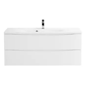 Тумба с раковиной Belbagno Marino 120 белый матовый