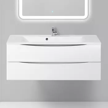 Тумба с раковиной BelBagno Marino 120 bianco lucido