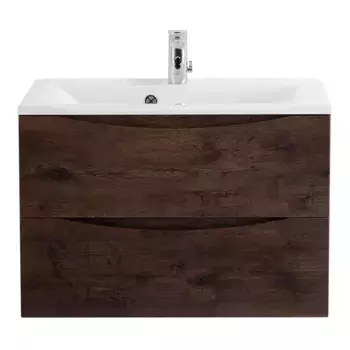 Тумба с раковиной Belbagno Marino 75 темное дерево