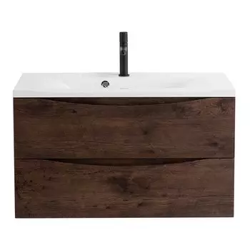 Тумба с раковиной Belbagno Marino 80 темное дерево