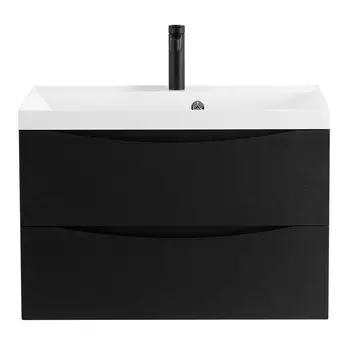 Тумба с раковиной Belbagno Marino 80 темное дерево