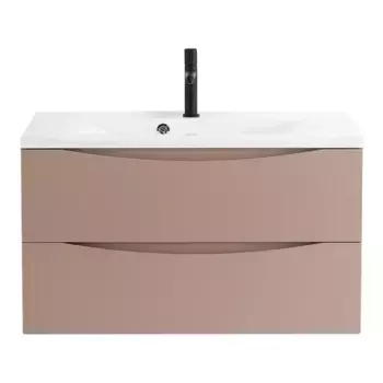 Тумба с раковиной BelBagno Marino 90 бежевый матовый, capucino lucido