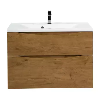 Тумба с раковиной подвесная BelBagno Marino 90 светлое дерево, Rovere Nature