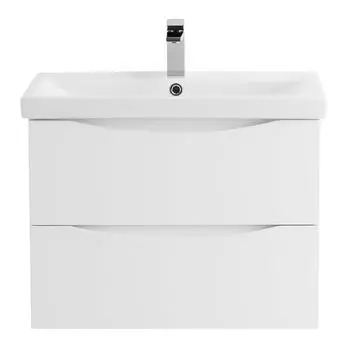 Тумба с раковиной BelBagno Marino-Cer 70 белый матовый