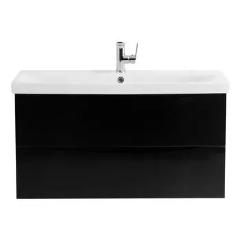 Тумба с раковиной Belbagno Marino-Cer 90 черный