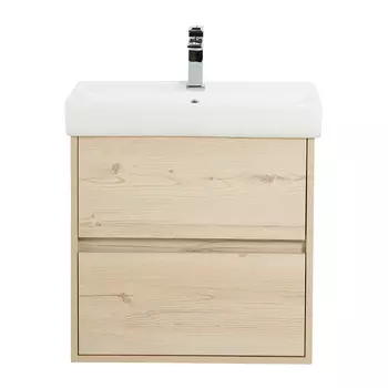 Тумба с раковиной BelBagno Neon 50 светлое дерево