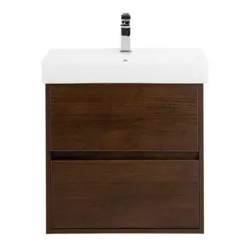 Тумба с раковиной BelBagno Neon 60 темное дерево