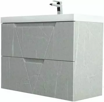Тумба с раковиной BelBagno Vittoria 70 серый