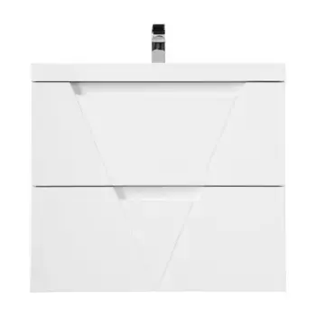 Тумба с раковиной BelBagno Vittoria 80 белый матовый