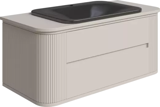 Тумба с раковиной Belinza Calvin 102 бежевая