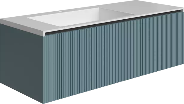 Тумба с раковиной Belinza Vision 120 ледяная синева