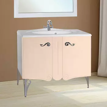 Тумба с раковиной Bellezza Эстель 80 бежевая