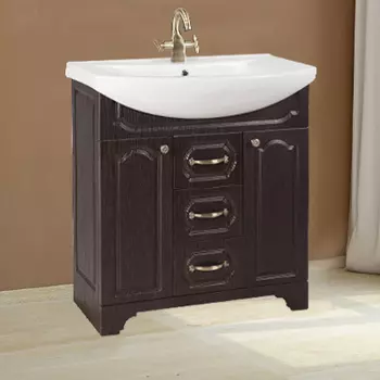 Тумба с раковиной Bellezza Камелия 75 венге