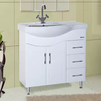 Тумба с раковиной Bellezza Коралл 85 R