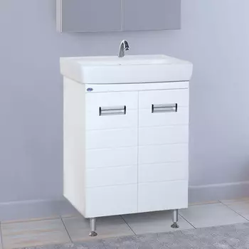 Тумба с раковиной Bellezza Сиена 60 белая