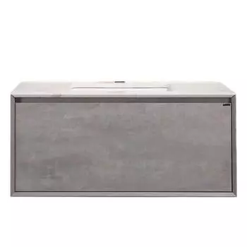 Тумба с раковиной Black&White Universell 100 серая