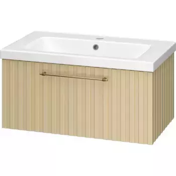 Тумба с раковиной Brevita Alicante 80 капучино