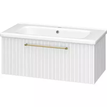 Тумба с раковиной Brevita Alicante 90 белая