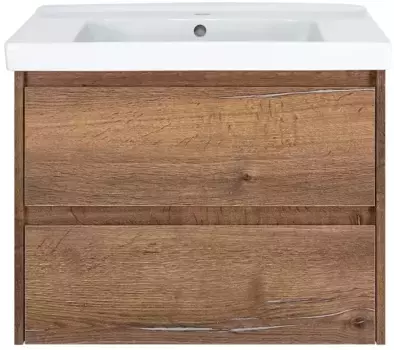 Тумба с раковиной Brevita Dallas 60 подвесная светлое дерево