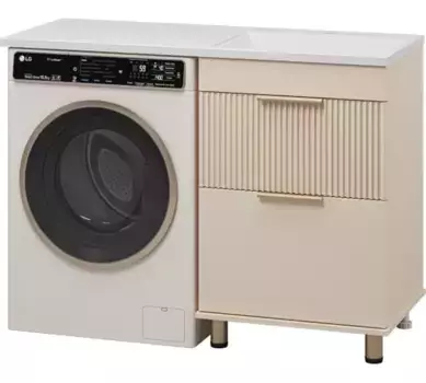 Тумба с раковиной Brevita Enfida 60 правая бежевая матовая